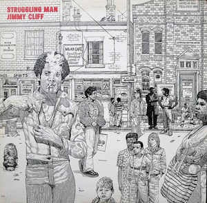 JIMMY CLIFF, Struggling Man (Island Records; ILPS 9235, UK 1970s Reissue) LP VG/VG
