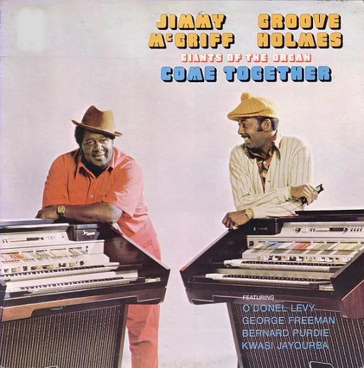JIMMY MCGRIFF & GROOVE HOLMES, Giants Of The Organ Come Together (People; PLEO 16, UK 1974) LP VG+/G+