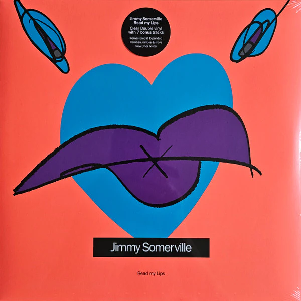 JIMMY SOMERVILLE, Read My Lips (London Records; LMS5521939, Europe 2023 Reissue, 2 Inners, Clear Vinyl, 7 Bonus Tracks) 2xLP EX/EX