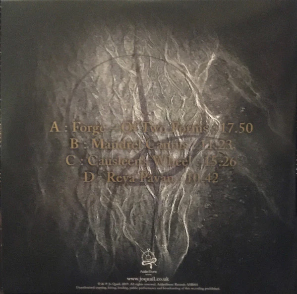 JO QUAIL, Exsolve (Adderstone Records; ASR001, UK 2019, Limited Edition, Clear With Black And Gold Splatter), SALE - Up to 50% Off the Original Price  2xLP EX/EX - Image 2