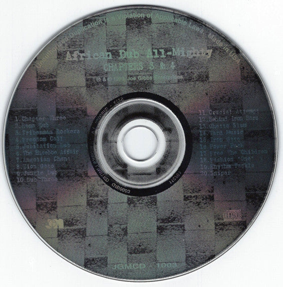 JOE GIBBS & THE PROFESSIONALS, African Dub All-Mighty Chapters 3 & 4 (Joe Gibbs Music; JGMCD - 1003, US 1999, Jewel Case, Booklet) CD VG+/VG+ - Image 2