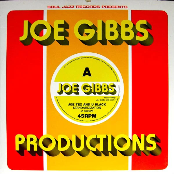 JOE TEX (2) & U BLACK / JOE GIBBS & THE PROFESSIONALS, Standardization / Colour TV (Soul Jazz Records; SJR 076-10, UK 2003, Company Sleeve) 10" VG+/VG+