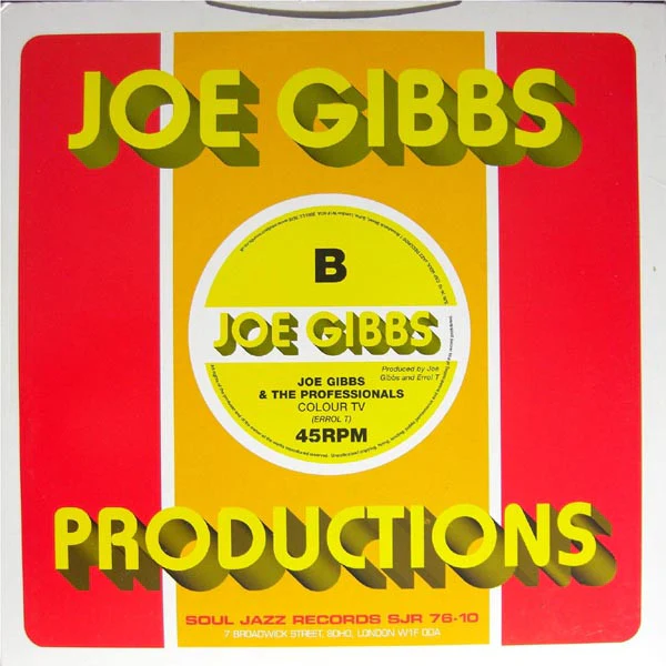JOE TEX (2) & U BLACK / JOE GIBBS & THE PROFESSIONALS, Standardization / Colour TV (Soul Jazz Records; SJR 076-10, UK 2003, Company Sleeve) 10" VG+/VG+ - Image 2