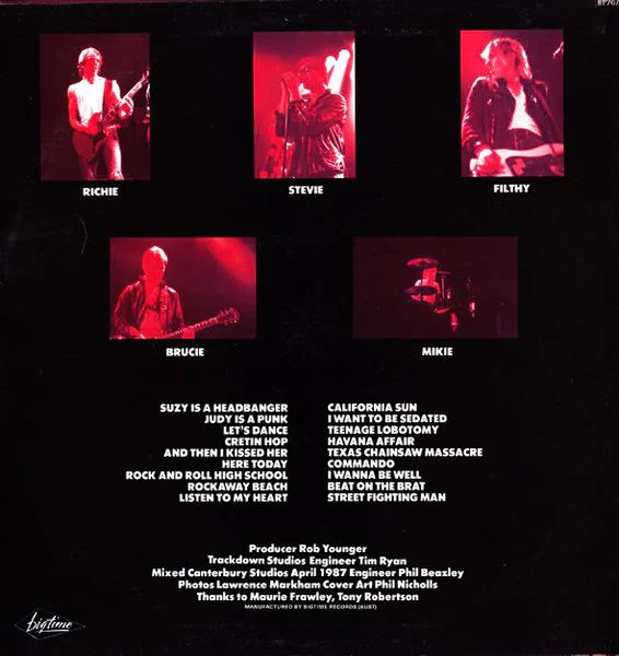JOEYS, Pouch (Big Time; BT 7077, Australia 1987), SALE - Up to 50% Off the Original Price  LP VG/VG+ - Image 2
