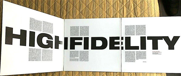 JOHN CAGE / TERRY FOX, HighFidelity (Edition RZ; Ed. RZ 9006 / 9007, Germany 2008, Triple Gatefold, Booklet) 2xLP EX/EX - Image 2