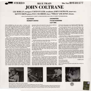 JOHN COLTRANE, Blue Train (Blue Note/DeAgostini; BST-8157, UK 2016 Reissue, Picture Sleeve, Booklet, 180 Gram Vinyl) LP VG+/VG+ - Image 2