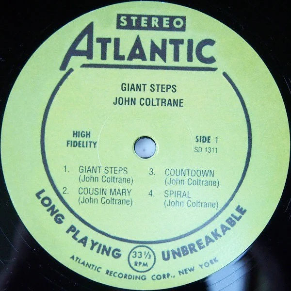 JOHN COLTRANE, Giant Steps (Atlantic; 0081227870614, Europe 2014 Reissue, Stereo) LP NEW/NEW - Image 3