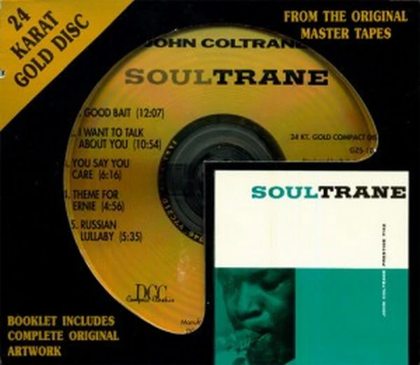 JOHN COLTRANE, Soultrane (DCC Jazz; GZS-1046, US , Slipcase, Booklet) CD VG/VG+