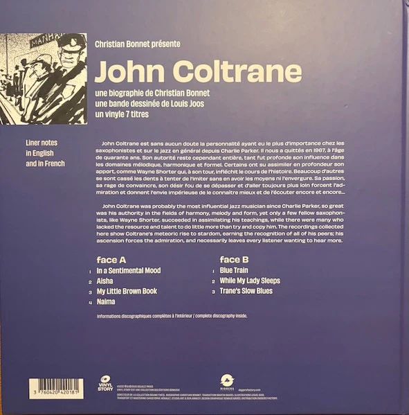 JOHN COLTRANE, Vinyl Story (Diggers Factory; VS032, Europe 2026, Booklet, Black Vinyl) LP NEW/NEW - Image 2