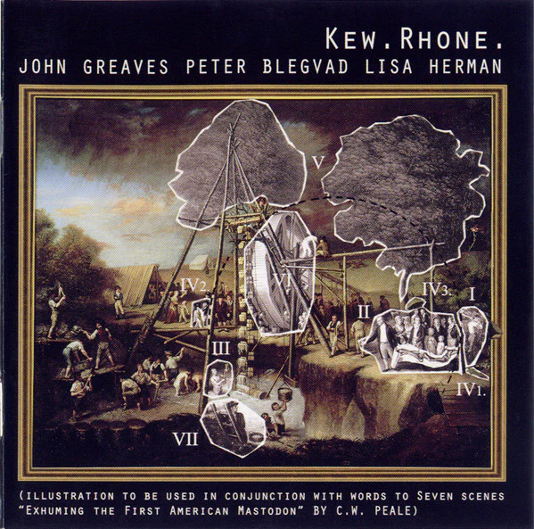 JOHN  GREAVES, PETER BLEGVAD, LISA HERMAN, Kew. Rhone. (Voiceprint; VP200CD, UK 1997, Jewel Case, Booklet) CD VG+/VG+