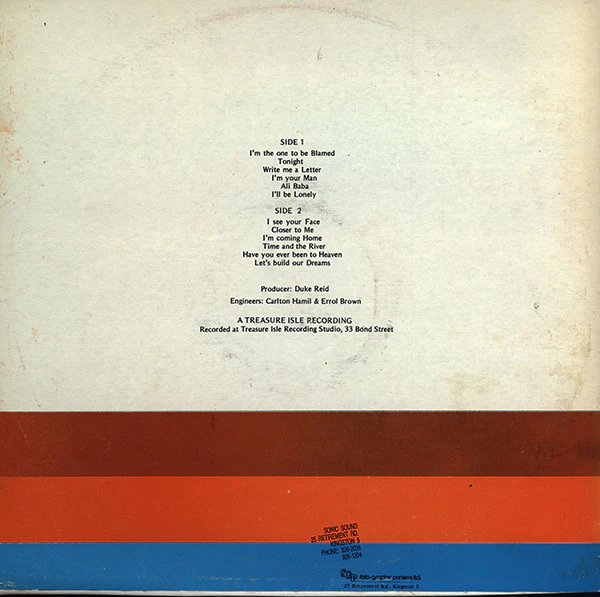 JOHN HOLT, Like A Bolt (Treasure Isle; DSK - 3522, Jamaica 1990s Reissue) LP VG/G+ - Image 2