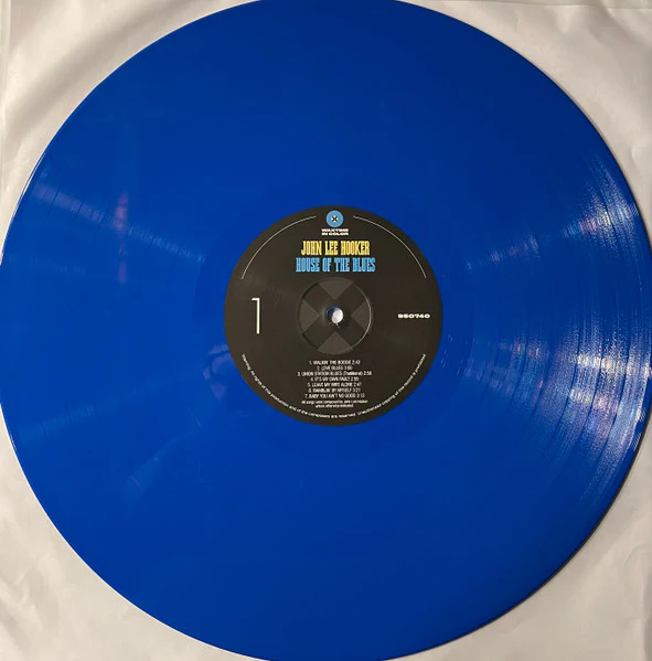 JOHN LEE HOOKER, House Of The Blues (WaxTime In Color; 950740, US 2022 Reissue, 180g Blue Vinyl) LP NEW/NEW - Image 3