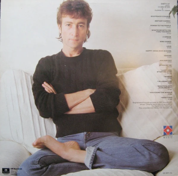 JOHN LENNON, The John Lennon Collection (Parlophone ; EMTV 37, UK 1982, Inner) LP VG+/VG+ - Image 2