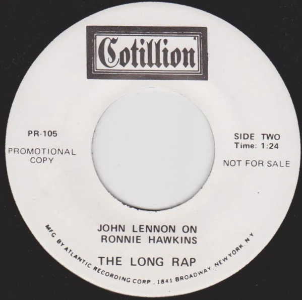 JOHN LENNON, The Short Rap & Down In The Alley / The Long Rap (Cotillion; , US 1970s Reissue, Promo, Plain Sleeve, Unofficial Reissue), SALE - Up to 50% Off the Original Price  7" /EX - Image 2