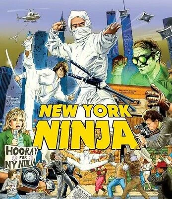 JOHN LIU, New York Ninja (Vinegar Syndrome; VSP-01, Germany 2021) 2xBlu-Ray VG+/VG+