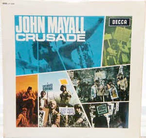 JOHN MAYALL, Crusade (Decca Red Unboxed; LK4890, UK 1967, Laminated Front Sleeve, Mono), SALE - Up to 50% Off the Original Price LP VG/G+