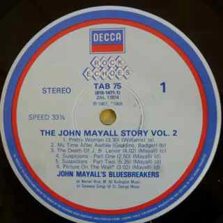JOHN MAYALL, The John Mayall Story : Volume 2 (Rock Echoes; TAB 75, UK 1983), SALE - Up to 50% Off the Original Price  LP VG/VG - Image 3