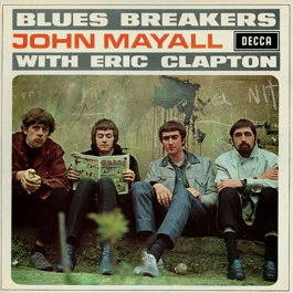 JOHN MAYALL WITH ERIC CLAPTON, Blues Breakers (Decca Silver; SKL4804, UK 1980s Reissue, Stereo) LP VG+/VG+