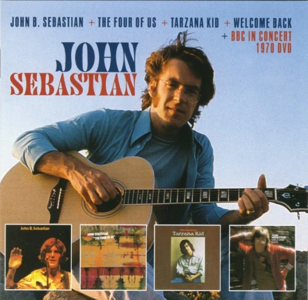 JOHN SEBASTIAN, John B. Sebastian + Four Of Us + Tarzana Kid + Welcome Back + BBC In Concert 1970 (Edsel Records; EDSG 8039, Europe 2014, Triple Digipak) 3xCD M/M