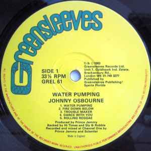 JOHNNY OSBOURNE, Water Pumping (Greensleeves Records; GREL 61, UK 1983) LP VG/G+ - Image 3