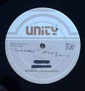 JOHNNY P / RICHIE DAVIS, Rude Boy / Talk About We (Unity Sounds ; FEA 07, UK 1988, Die Cut Company Sleeve) 12" VG/G+