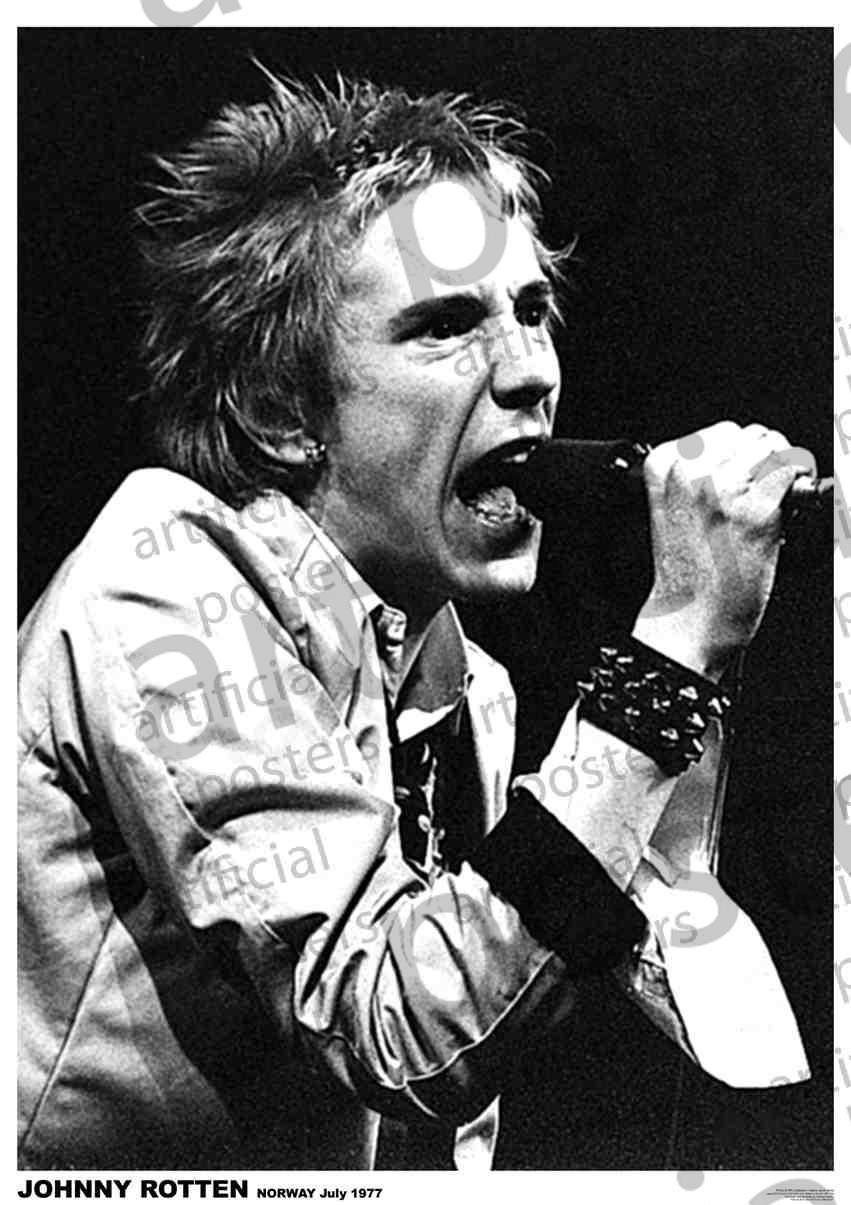 JOHNNY ROTTEN (SEX PISTOLS), Norway July 77 (84cm x 60cm ; ,  ) Accessories NEW/NEW