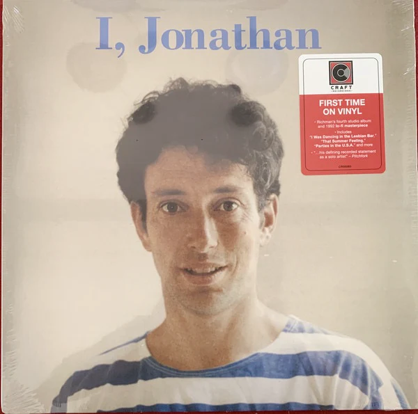 JONATHAN RICHMAN, I, Jonathan (Craft Recordings; CR00283, UK 2020s Reissue, Inner) LP NEW/NEW