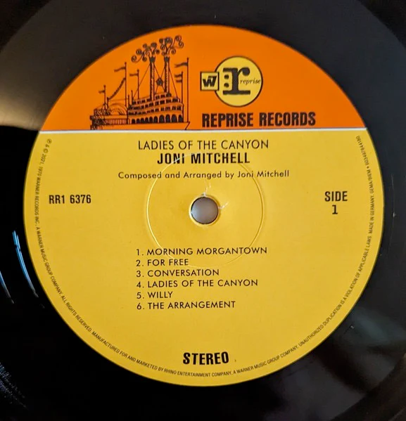 JONI MITCHELL, Ladies Of The Canyon (Reprise Records; RR1 6376, Europe 2023 Reissue, Gatefold) LP NEW/NEW - Image 3