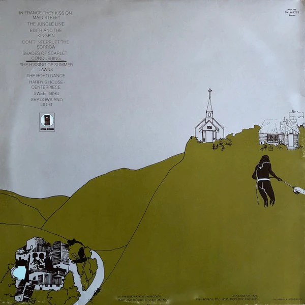 JONI MITCHELL, The Hissing of Summer Lawns (Asylum White Door label; SYLA8763, UK 1976, Gatefold Embossed Sleeve) LP VG/VG - Image 2