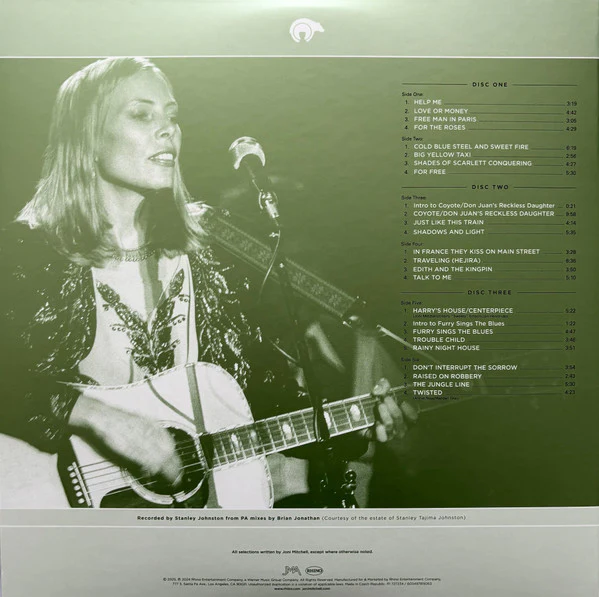 JONI MITCHELL & THE L.A. EXPRESS, 1976 U.S. Tour (Rhino Records; R1 727234, Worldwide 2025, Book Sleeve, Limited Edition of 6,500. 180g. Record Store Day 2025) 3xLP M/M - Image 2
