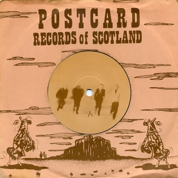 JOSEF K, It's Kinda Funny/ Final Request (Postcard; 80-5, UK 1980, Company Sleeve, No Card) 7" VG+/EX