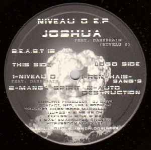 JOSHUA, Niveau 0 E.P (B.E.A.S.T. Records; B.E.A.S.T 15, France 2000, Die Cut Company Sleeve) LP VG/G+