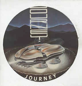 JOURNEY, Don't Stop Believin' / The Journey Story ( An Audio Biography) (CBS; A 11-1728, UK 1982, PVC sleeve, Insert, Picture Disc) 12" G+/G