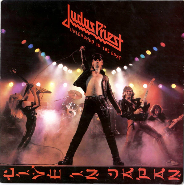JUDAS PRIEST, Unleashed In The East (Live In Japan) (CBS Sunburst; CBS 83852, Europe 1979) LP VG/VG