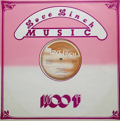 JUNIOR DELGADO, Movie Star (Lovelinch Music; LL011, UK 1980, Company Sleeve) 12" VG+/VG+