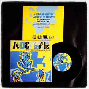 K-DEF PRESENTS WORLD RENOWN, Signature Sevens Volume 3 (Slice-of-Spice; SSR-014, US 2013, Pcture sleeve) 7" EX/EX - Image 3