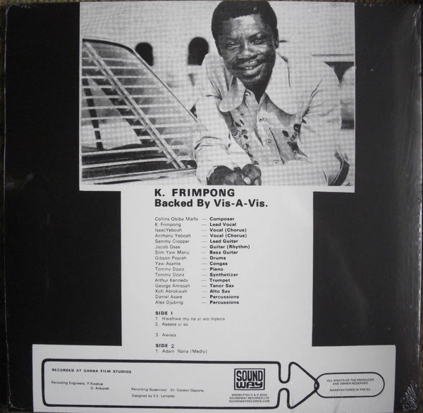 K. FRIMPONG & HIS CUBANO FIESTAS, K. Frimpong & His Cubano Fiestas (Soundway; SNDWLP184, Europe 2025 Reissue) LP NEW/NEW - Image 2