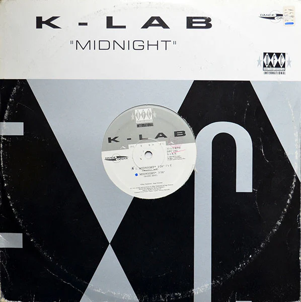 K-LAB, Midnight (DFC; DFC 280, Italy 1996, Die Cut Company Sleeve) 12" VG/VG