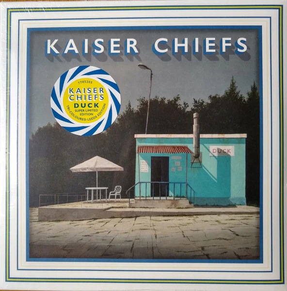 KAISER CHIEFS, Duck (Polydor; 7705205, Europe 2019, Inner, Poster, Yellow / White / Blue Tri-Split Vinyl) LP VG+/VG+