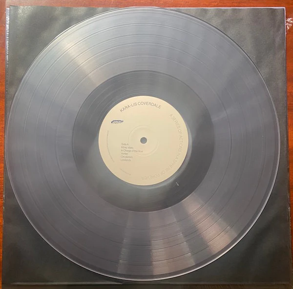 KARA-LIS COVERDALE, A Series Of Actions In A Sphere Of Forever (Smalltown Supersound; STS413LP, Norway 2025, Clear Vinyl), SALE - Up to 50% Off the Original Price  LP NEW/NEW - Image 3
