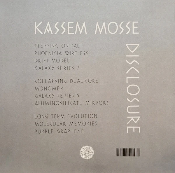 KASSEM MOSSE, Disclosure (Honest Jon's Records ; HJRLP 073, UK 2016, Picture Sleeve) 2xLP VG+/VG+ - Image 2