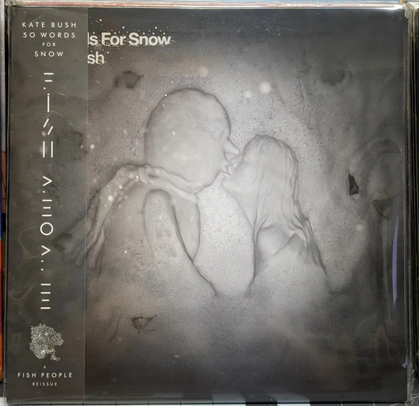 KATE BUSH, 50 Words For Snow (Fish People; 5057998201082, Worldwide 2023 Reissue, Gatefold, Booklet, 180 Gram Snowy White Vinyl, with Obi) 2xLP VG+/VG+