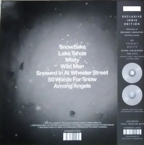 KATE BUSH, 50 Words For Snow (Fish People; 5057998201082, Worldwide 2023 Reissue, Gatefold, Booklet, 180 Gram Snowy White Vinyl, with Obi) 2xLP VG+/VG+ - Image 2