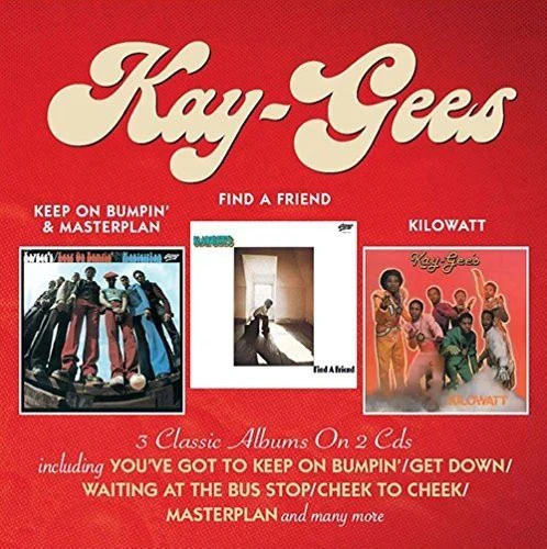 KAY-GEES*, Keep On Bumpin' & Masterplan / Find A Friend / Kilowatt (Robinsongs; ROBIN25CDD, UK 2018, Jewel Case, Booklet) 2xCD EX/EX