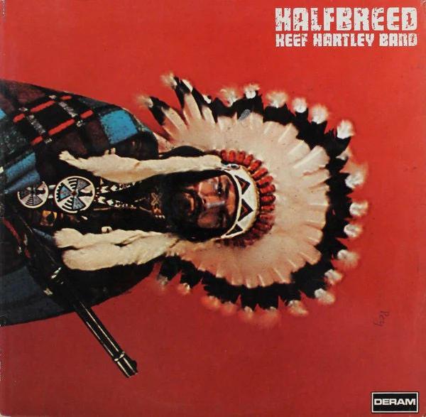 KEEF HARTLEY BAND, Halfbreed (Deram Small Red/White; SML1037, UK 1969, Gatefold With Indicator Hole) LP VG/VG