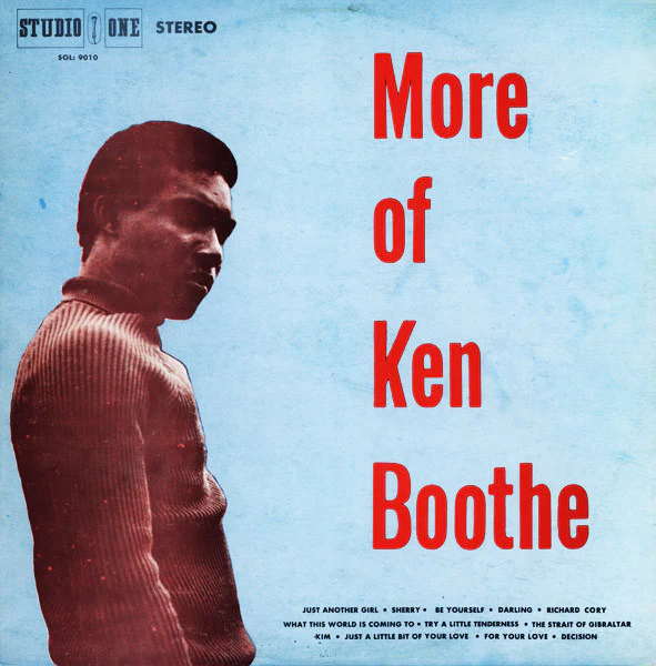 KEN BOOTHE, More Of Ken Boothe (Studio One; SOL: 9010, US 1980s Reissue) LP VG+/VG+