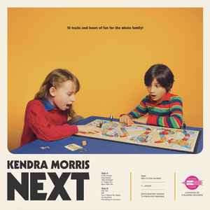 KENDRA MORRIS, Next (Karma Chief Records; KCR 12044, US 2025, Gatefold, With board game, + "Flat Tire" Test Pressing 7", Colemine Foldout Poster, Colemine Logo Sticker) LP NEW/NEW