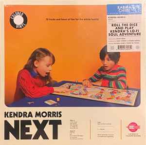 KENDRA MORRIS, Next (Karma Chief Records; KCR 12044, US 2025, Gatefold, Blue Swirl vinyl, with board game) LP NEW/NEW