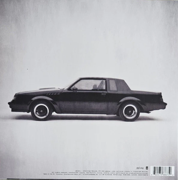 KENDRICK LAMAR, GNX (pgLang; 7568675, Europe 2025, Inner, Black Vinyl) LP NEW/NEW - Image 2