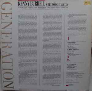 KENNY BURRELL & THE JAZZ GUITAR BAND, Generation (Blue Note; BT 85137, France & Benelux 1987, DMM (Direct Metal Mastering)) LP VG/VG+ - Image 2